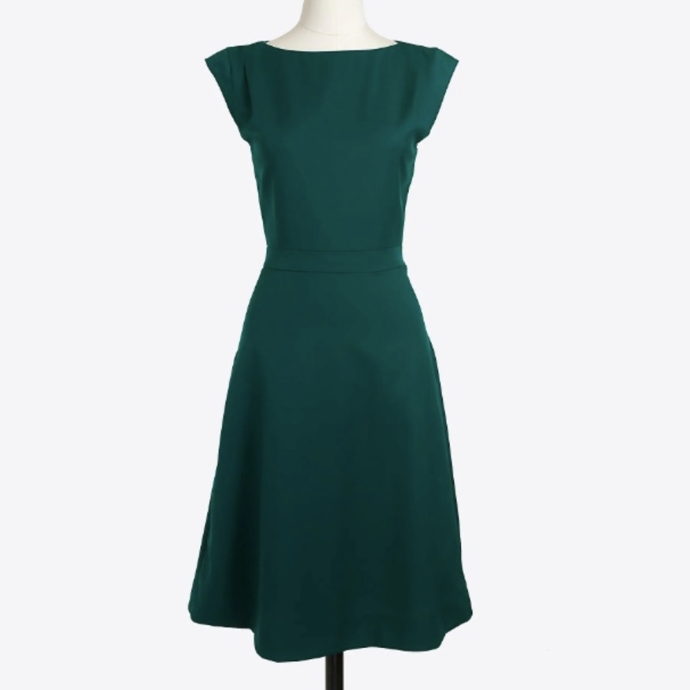 J. Crew Cap Sleeve Sheath Shift Dress